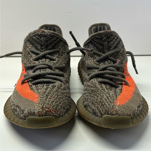 Adidas Yeezy Boost 350 V2 Beluga Sneakers Size 5 Used Orange Gray Men/Women/Kids - Picture 4 of 10
